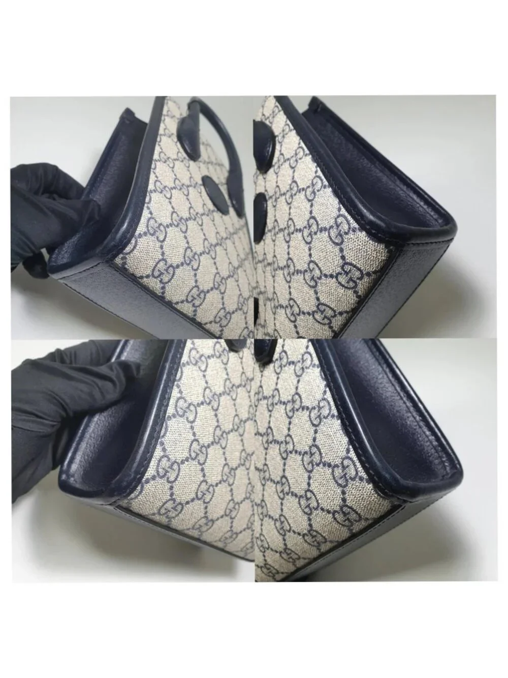Authentic Gucci Mini GG Supreme Tote Crossbody Bag